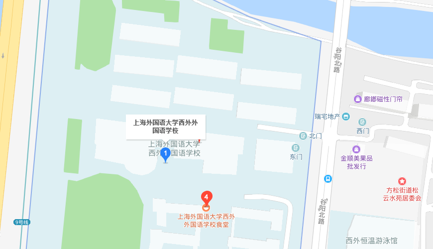 上海市西外外國(guó)語(yǔ)學(xué)校地圖圖片
