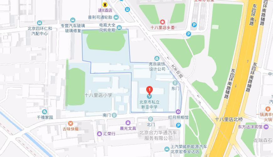 北京新亞學(xué)校地圖圖片