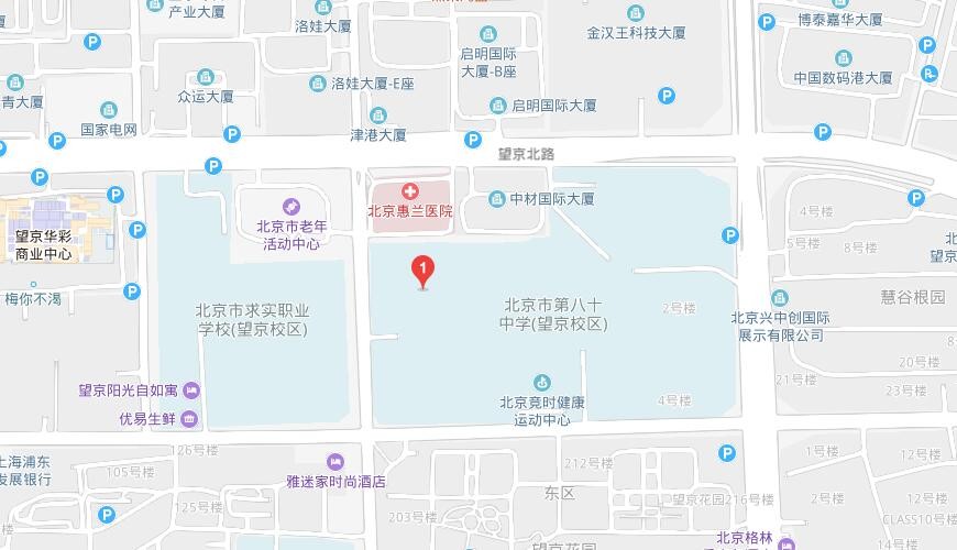 北京市第八十中學(xué)國(guó)際部地圖圖片