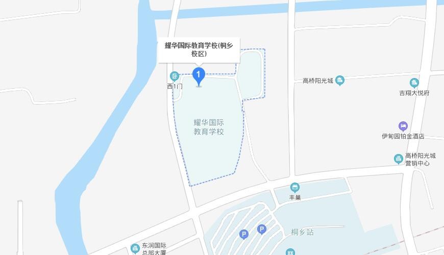 桐鄉(xiāng)市耀華學(xué)校地圖圖片