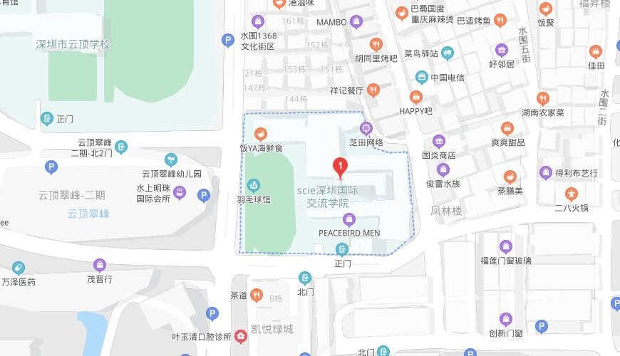深圳國(guó)際交流學(xué)院地圖圖片
