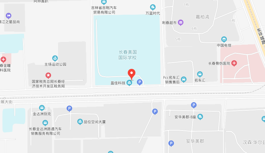 長春盈佳外國語學(xué)校地圖圖片