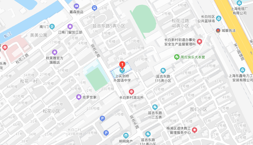 上實劍橋國際高中部地圖圖片