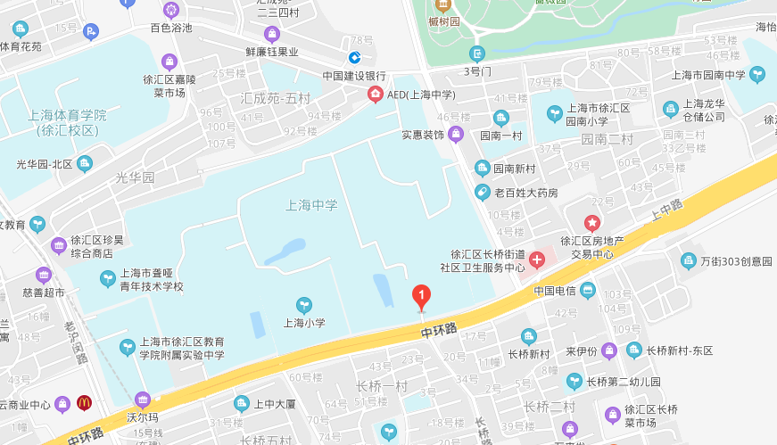 上海中學(xué)國(guó)際部地圖圖片