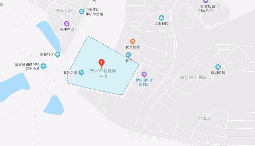 寧鄉(xiāng)市碧桂園學(xué)校地圖圖片