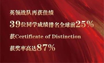 大連英領國際學校歐幾里得數學競賽英領39位同學成績排名全球前25%！圖片