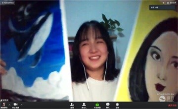 臨沂一中國際部：慶五一，秀作品圖片