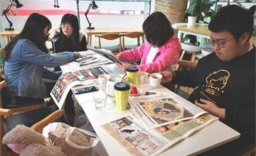 上外賢達(dá)國際高中英語校報(bào)月刊編輯部例會(huì)圖片