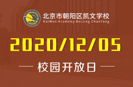 北京市朝陽區(qū)凱文學校校園開放日正式預約報名