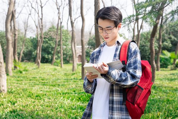 國際學(xué)校學(xué)生在看書