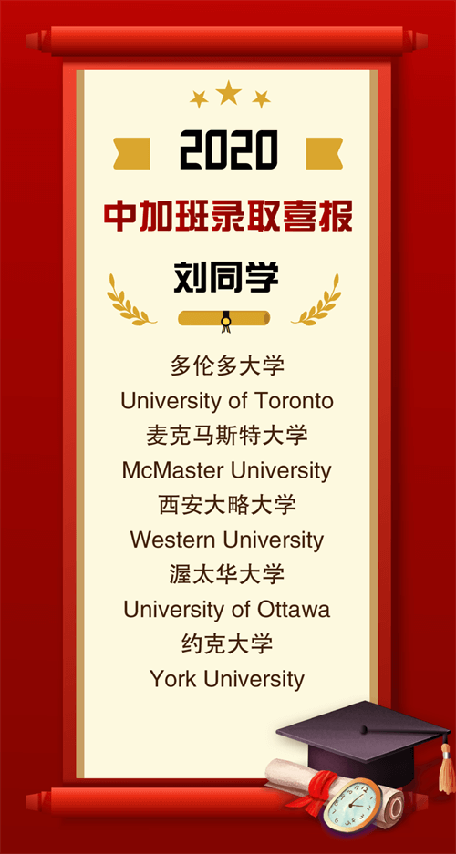 中加班·多倫多大學(xué)錄取捷報(bào)03