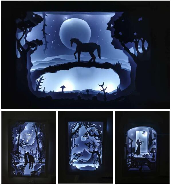 3D紙雕作品