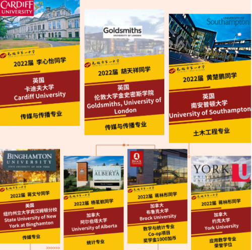 無錫市第一中學(xué)國際部升學(xué)喜報(bào)圖片