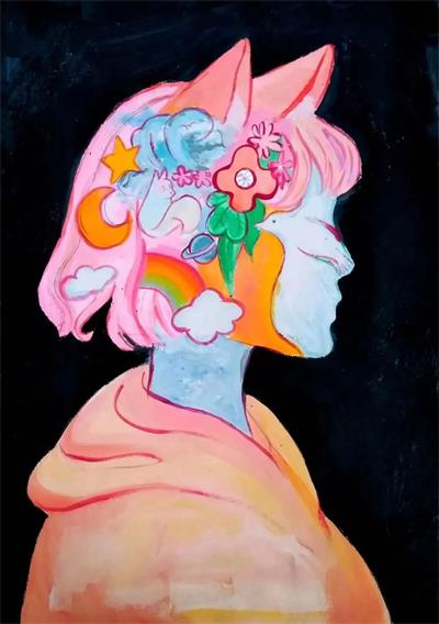 繪畫作品展示圖片